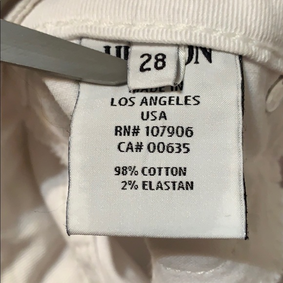 Hudson white jeans. New with tags - Picture 8 of 8